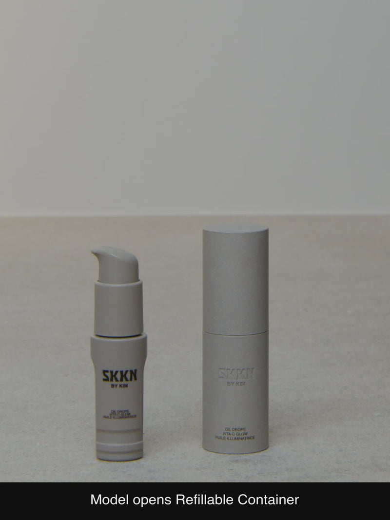 Removing and refilling the SKKN BY KIM Oil Drops C-Vita Glow bottle | Refill