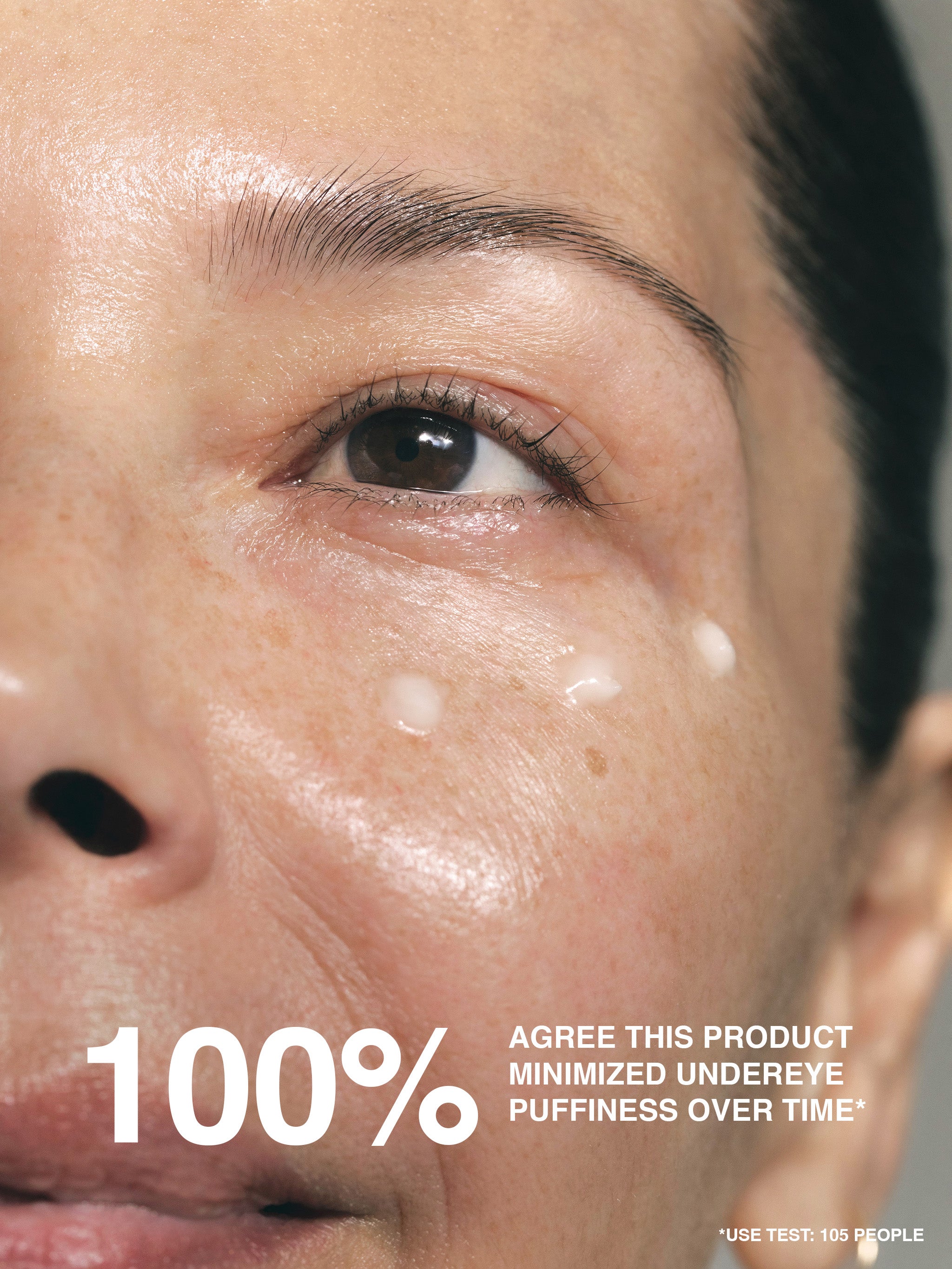 100% agree this product minimized undereye puffiness over time.